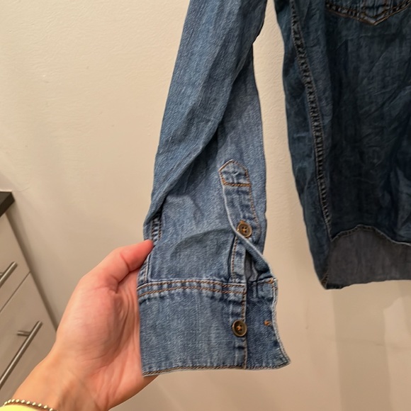 Free people denim top - Picture 4 of 6